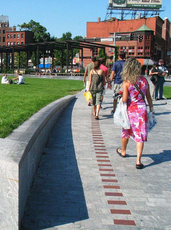Freedom Trail paving, North End Parks, Downtown Boston