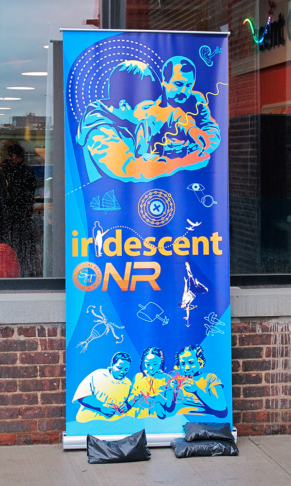 Iridescent-ONR Bronx Studio opening banner