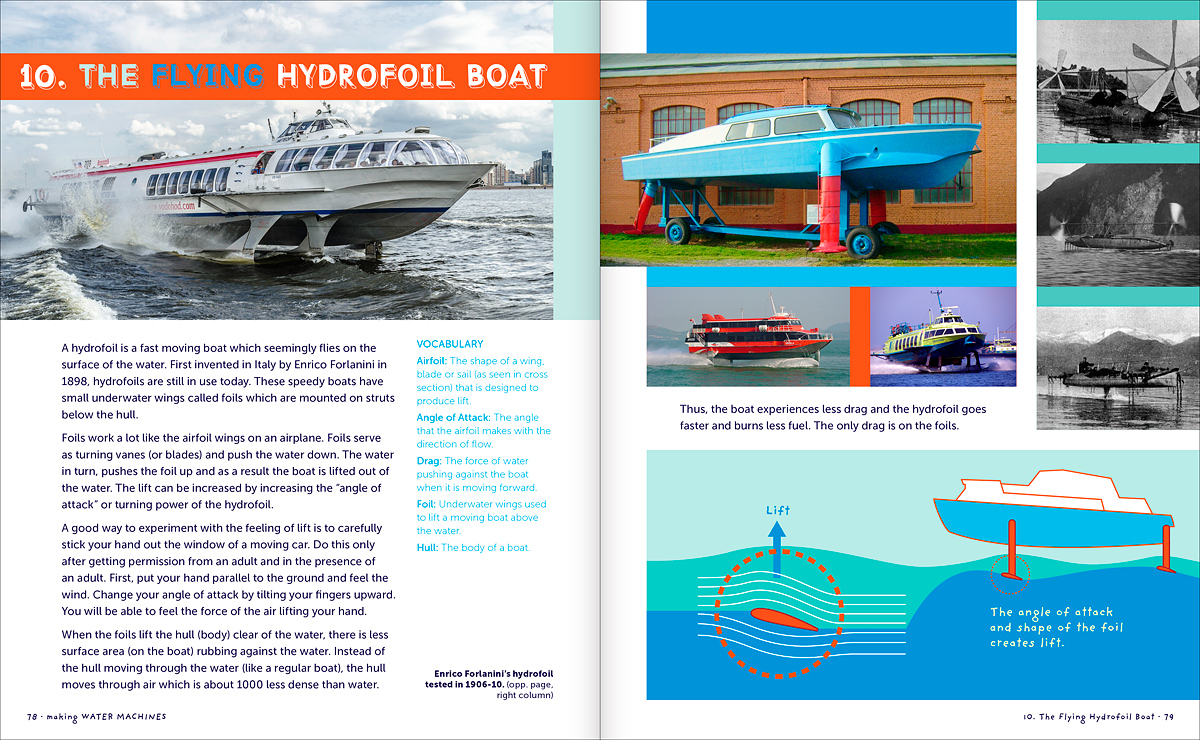 hydrofoil intro, Making Water Machines book