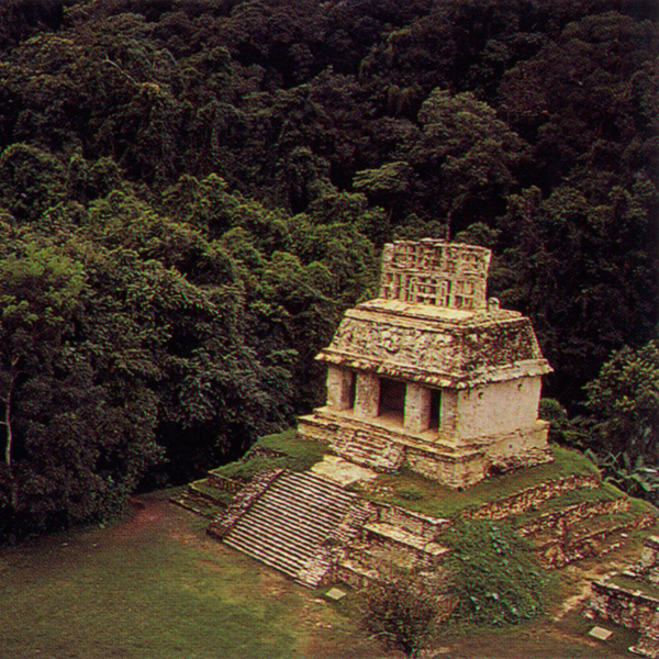Temple of the Sun, Palenque, Mexico, by Arthur G. Miller